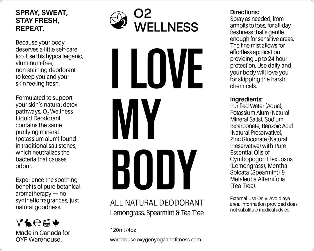 I Love My Body Deodorant