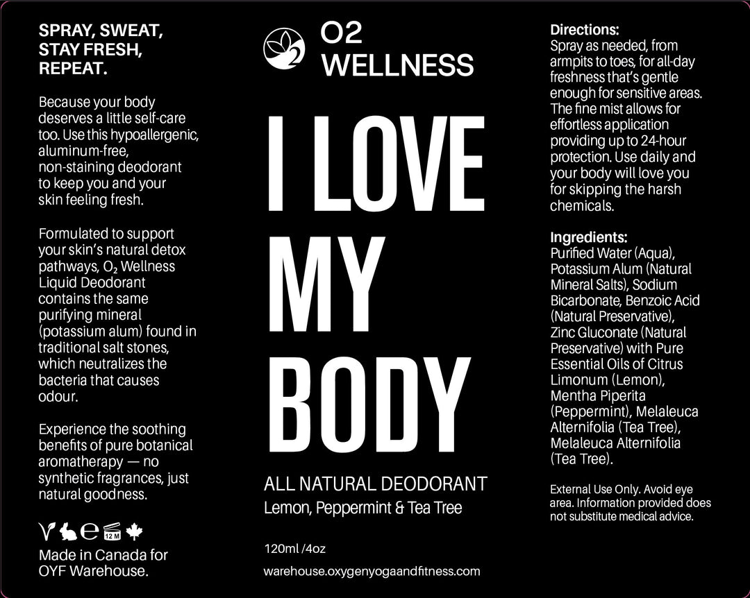 I Love My Body Deodorant