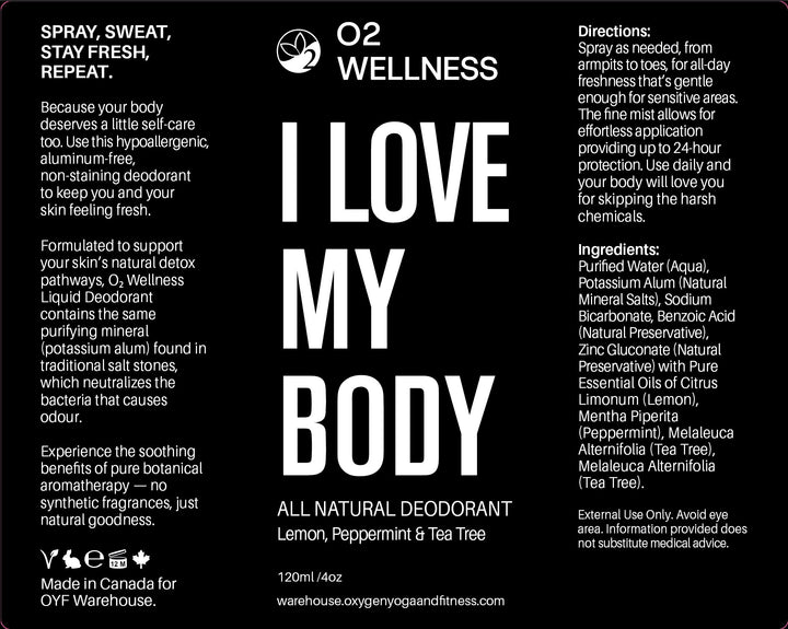 I Love My Body Deodorant