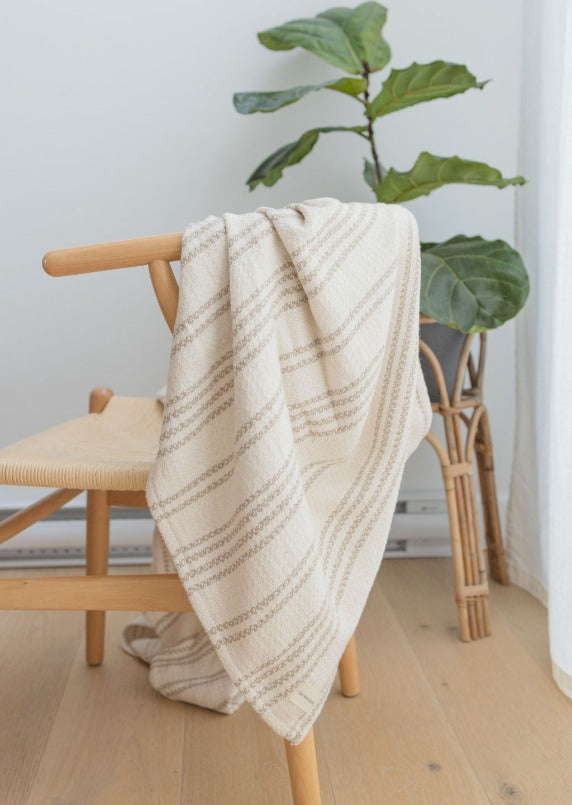 One Wednesday Seasonal Stripe Throw